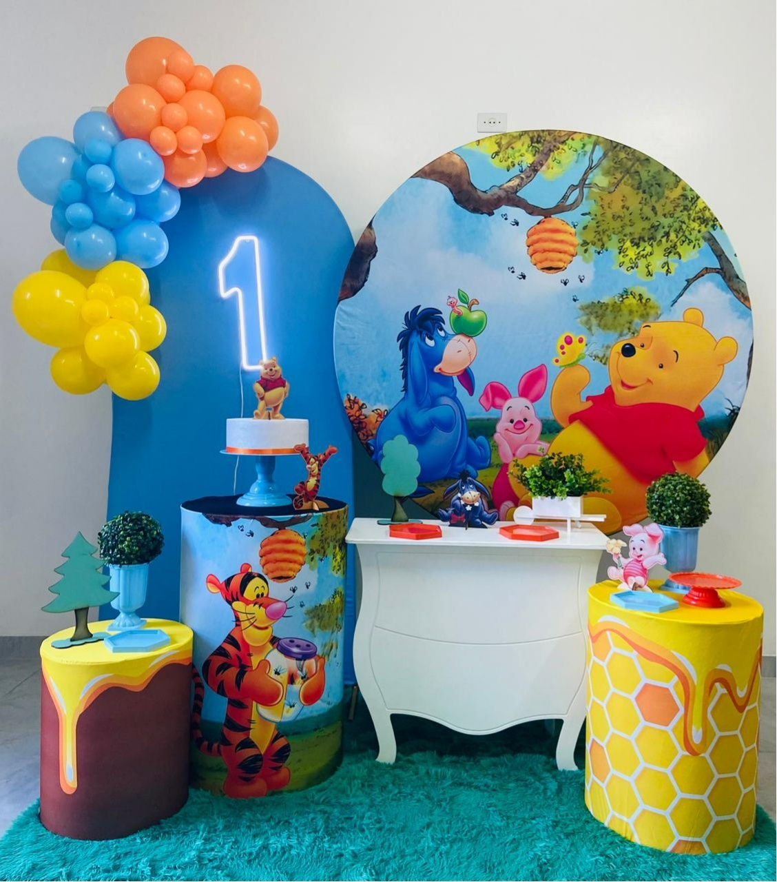 Kit Super Luxo Ursinho Pooh - A FESTA E DECORAÇÃO