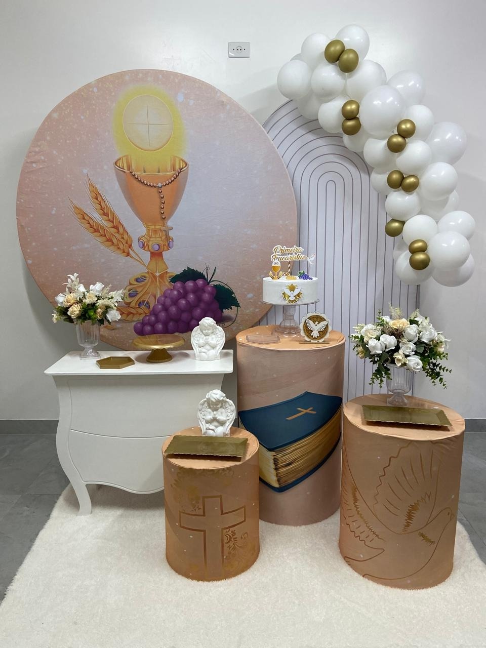  Cálice Bege Kit Super Luxo - A FESTA E DECORAÇÃO
