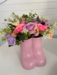 Vaso Botinha Rosa - imagem 2