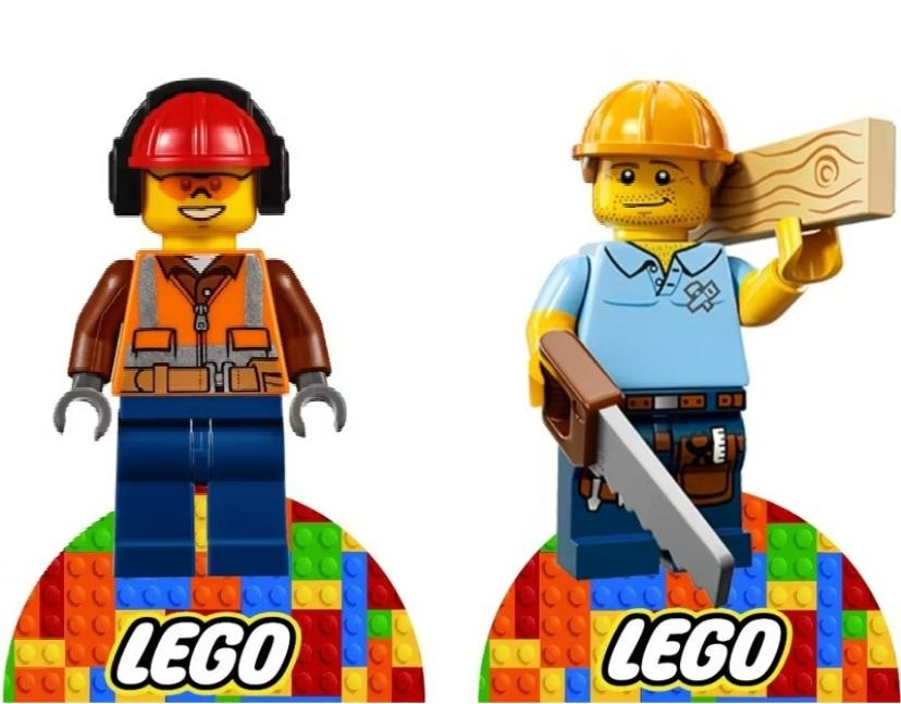 Display Lego - A FESTA E DECORAÇÃO