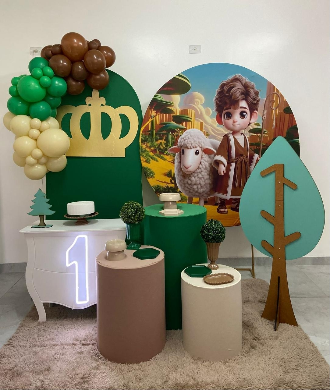  Davi E As Ovelhas Kit  Super Luxo - A FESTA E DECORAÇÃO