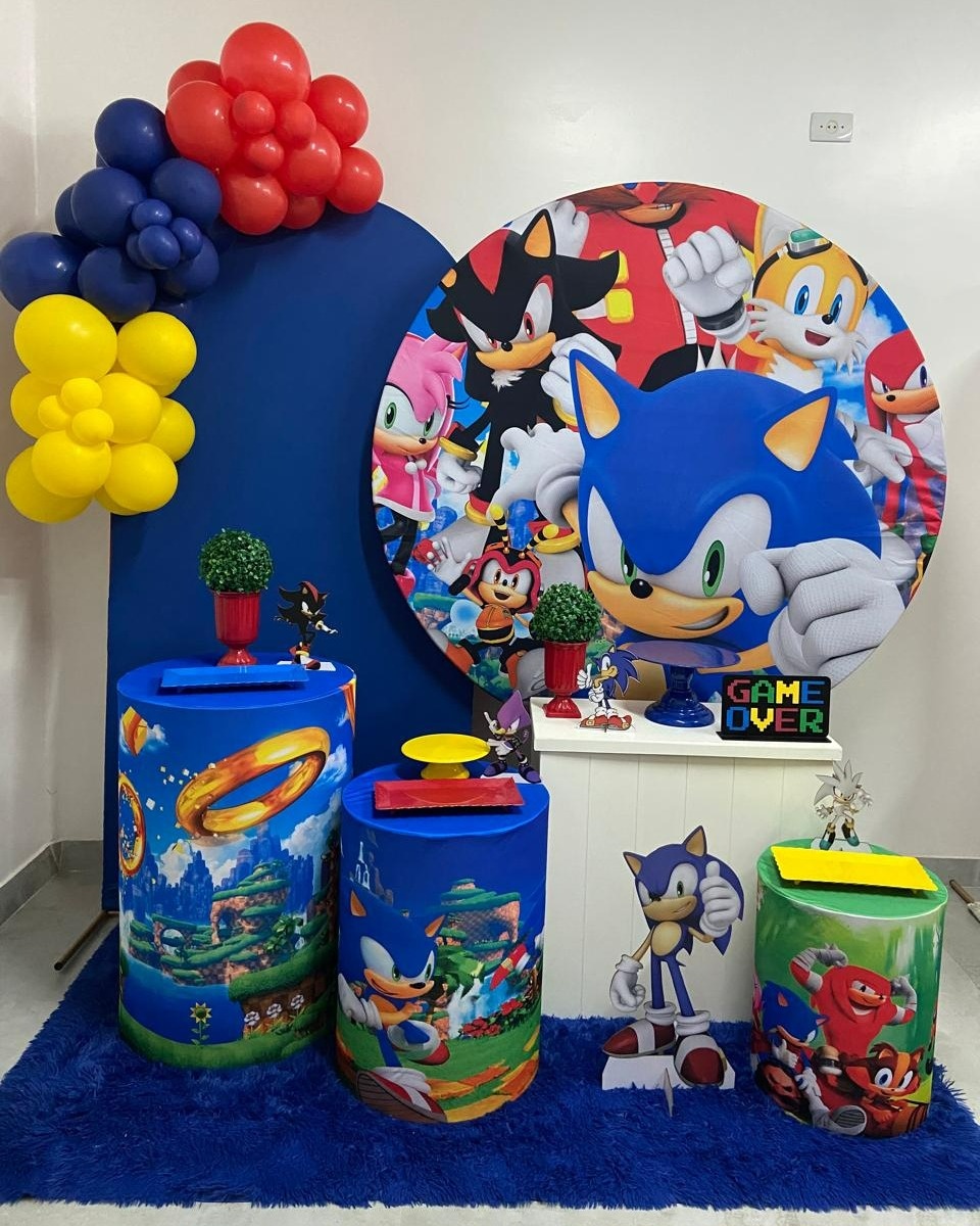 Sonic Kit Super Luxo  - A FESTA E DECORAÇÃO
