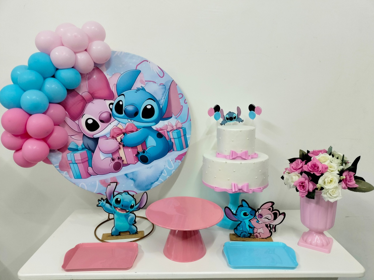 Kit Festa Na Mesa M Stitch  - A FESTA E DECORAÇÃO
