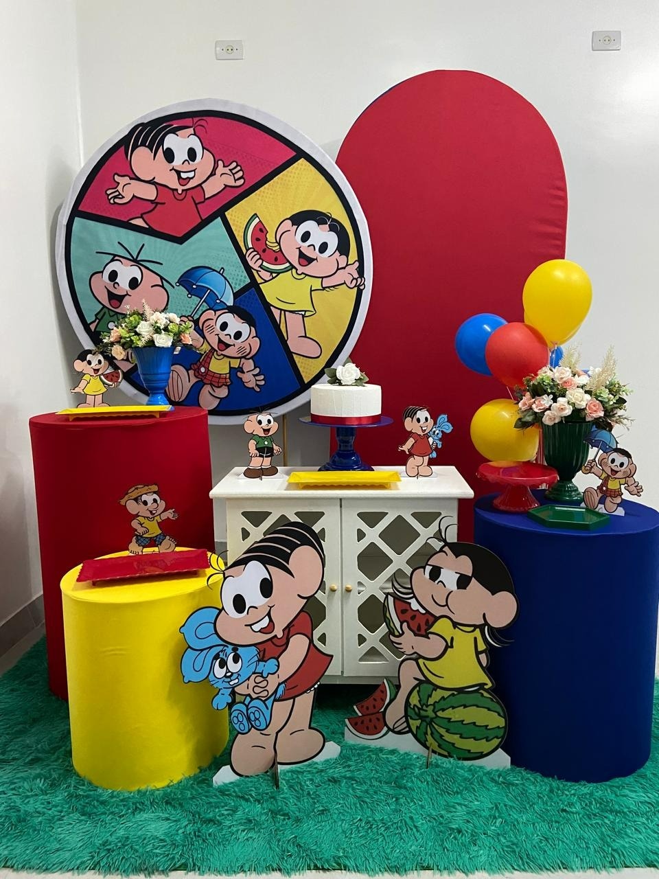 Kit Luxo Turma da Mônica Menino - A FESTA E DECORAÇÃO