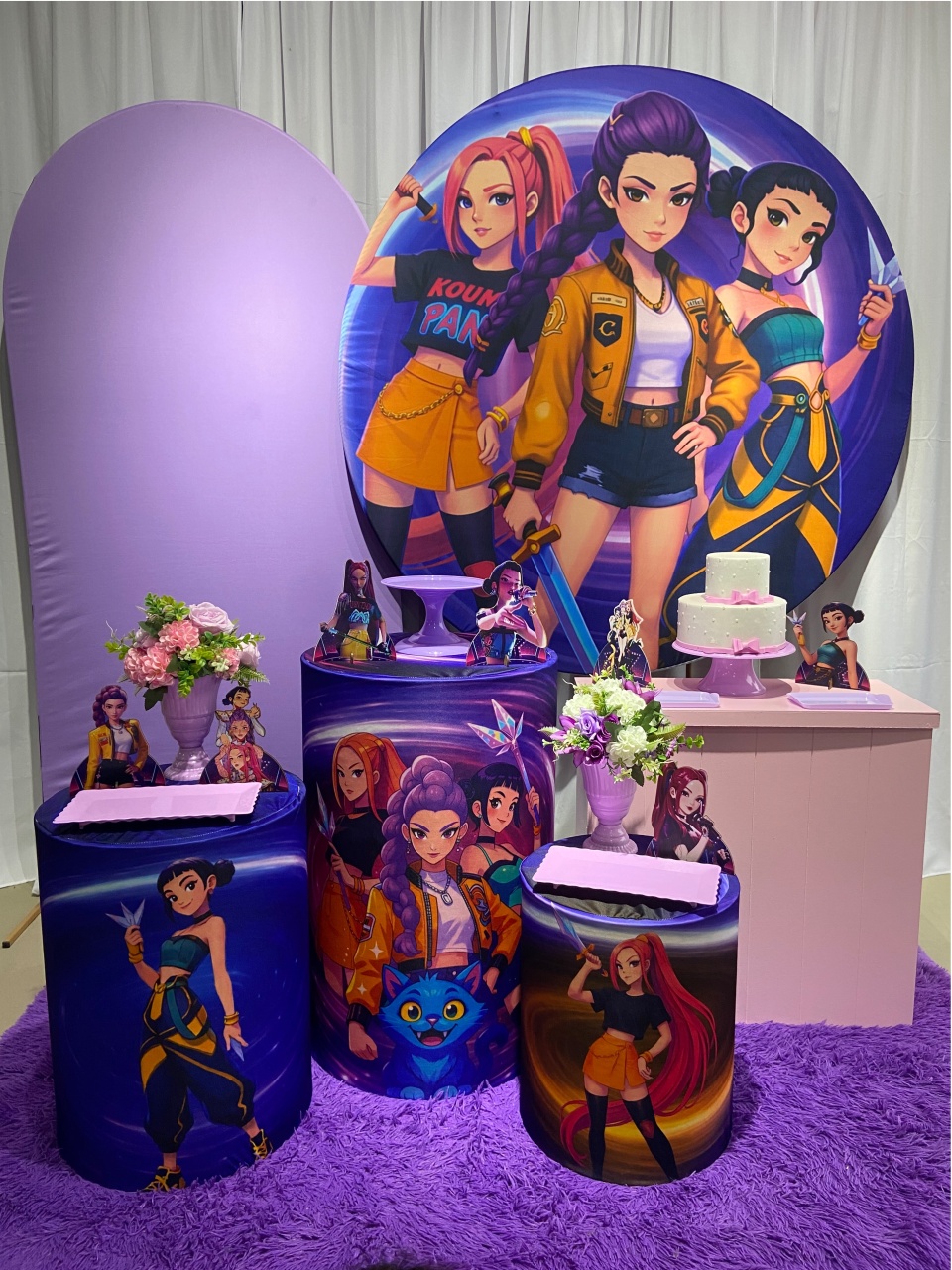 Kit Luxo Guerreira K-Pop 2 - A FESTA E DECORAÇÃO