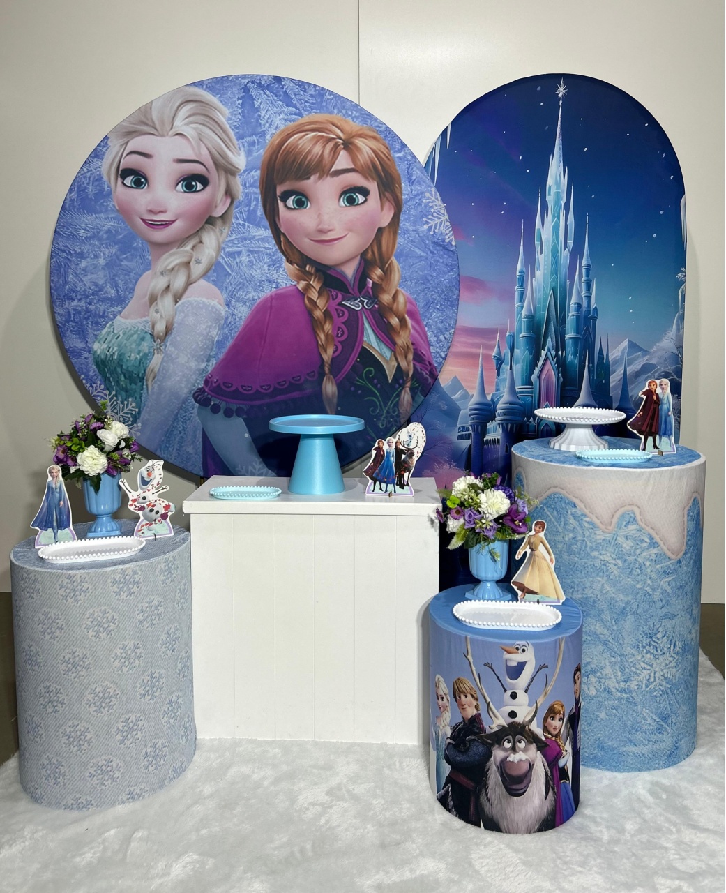 Frozen  - Elsa E Ana - Kit Luxo - A FESTA E DECORAÇÃO
