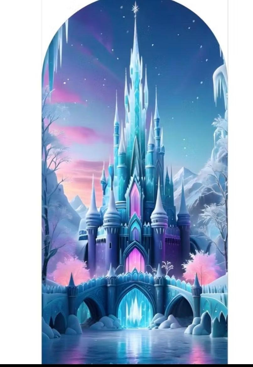 Capa Romano Castelo Frozen - A FESTA E DECORAÇÃO