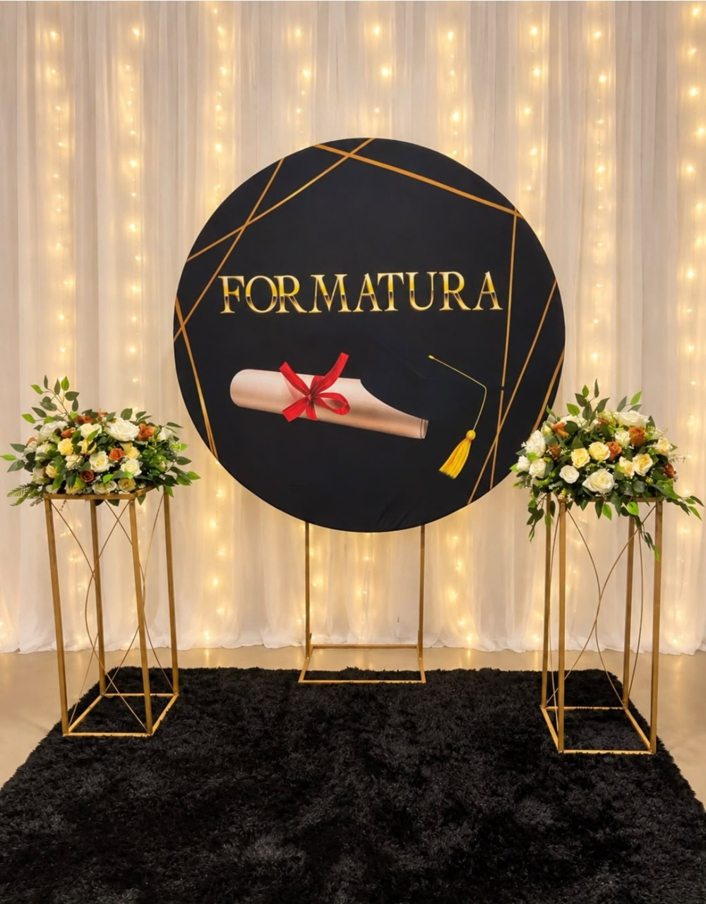 Cenário Formatura - A FESTA E DECORAÇÃO