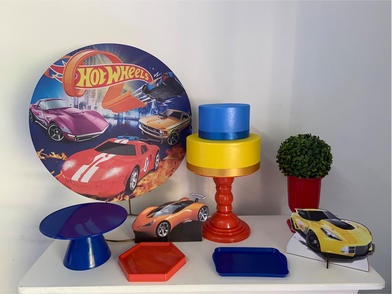 Kit Festa Na Mesa P Hot Wheels - A FESTA E DECORAÇÃO