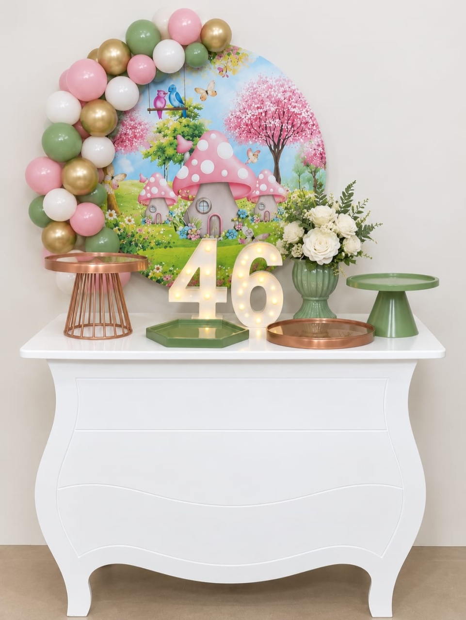 Kit Festa Na Mesa G Jardim Encantado Adulto - A FESTA E DECORAÇÃO