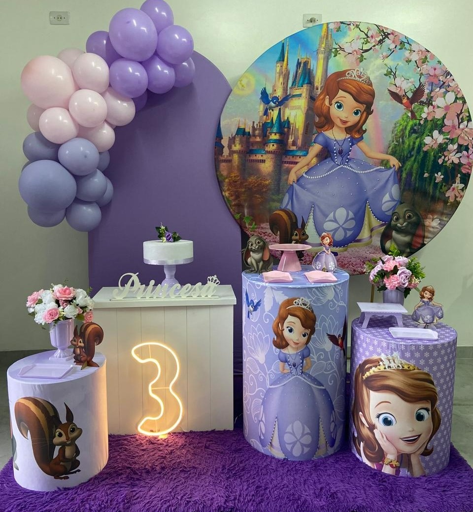 Princesa Sofia Kit Super Luxo  - A FESTA E DECORAÇÃO