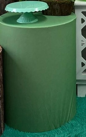 Capa Cilindro Verde Claro M - A FESTA E DECORAÇÃO