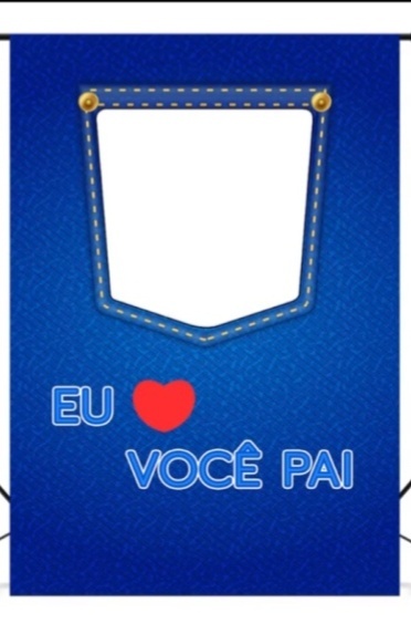 Painel Interetivo Bolso Eu Amo Você Pai 1,50X2,20 - A FESTA E DECORAÇÃO