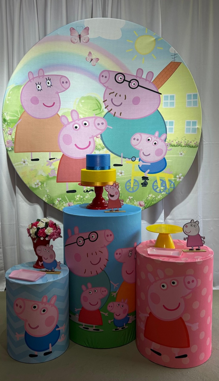 Kit Básico Peppa  - A FESTA E DECORAÇÃO