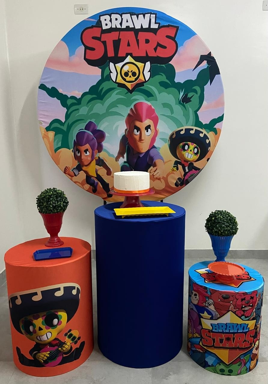 Kit Básico Brawl Stars  - A FESTA E DECORAÇÃO