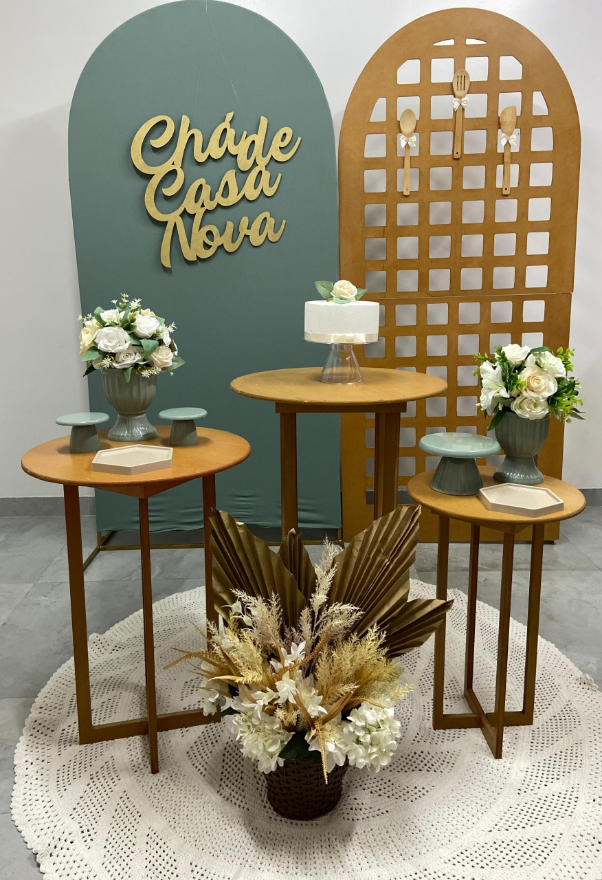 Cha de Casa Nova Kit Painel Treliça - A FESTA E DECORAÇÃO