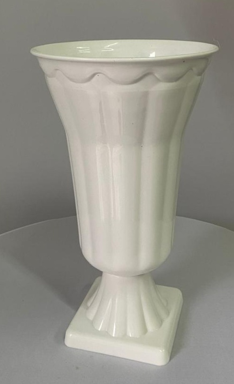 Vaso G 30 Cm Branco - A FESTA E DECORAÇÃO