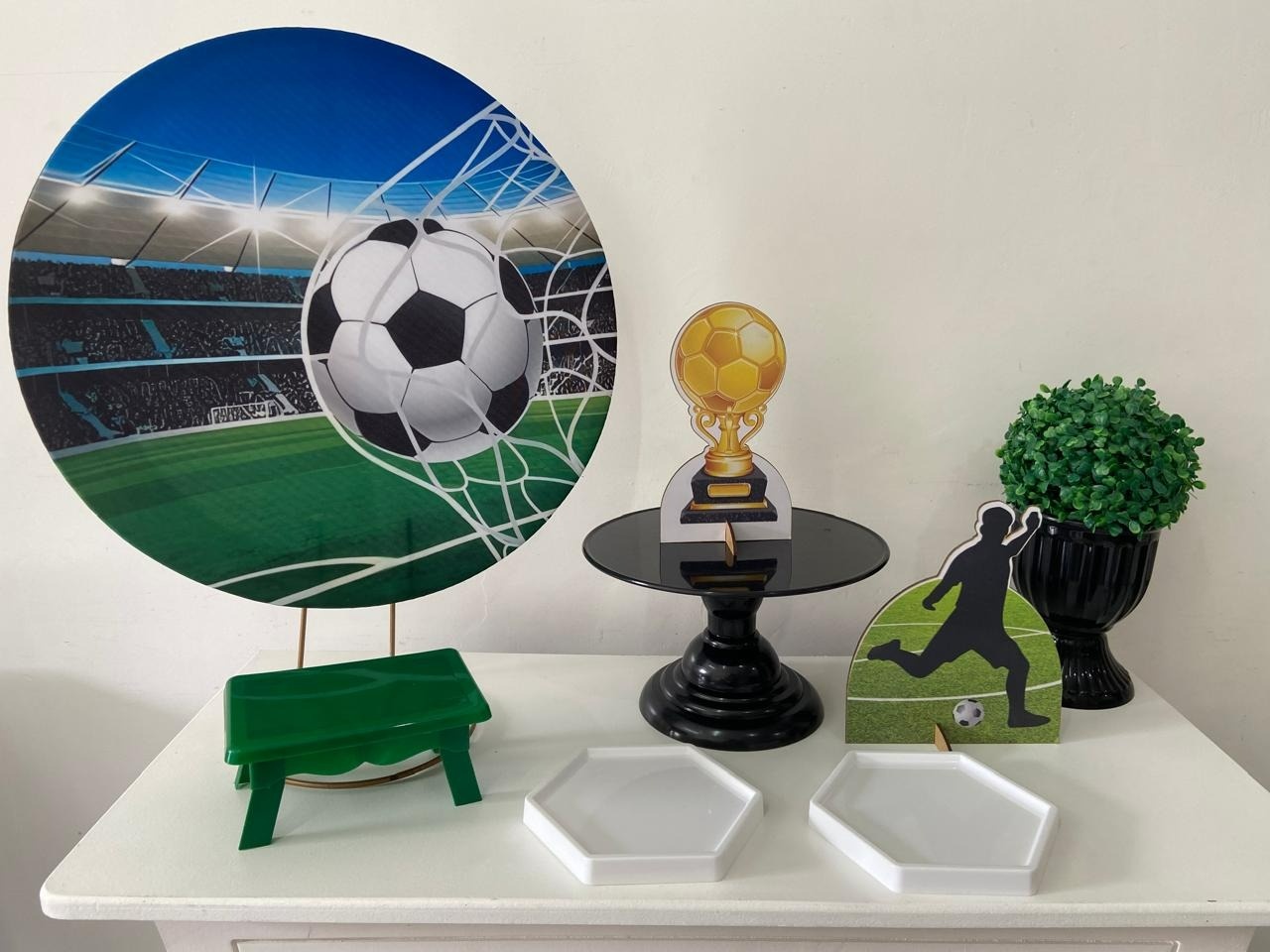 Kit Festa Na Mesa Futebol P  - A FESTA E DECORAÇÃO