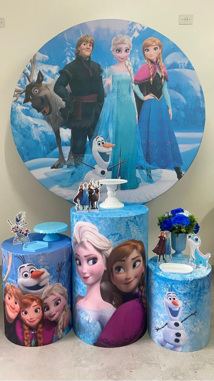  Kit Capas Frozen Todos Personagens - A FESTA E DECORAÇÃO