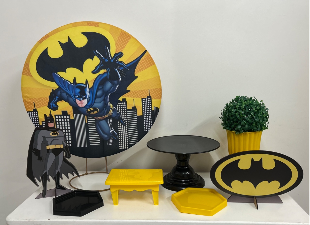 Batman Festa Na Mesa P - A FESTA E DECORAÇÃO