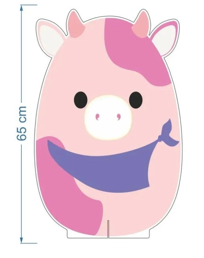 Squishmallow Personagem de Chão Mdf - A FESTA E DECORAÇÃO