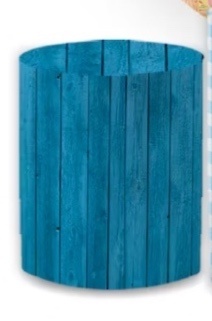 Capa Cilindro M Fazendinha Azul Menino - A FESTA E DECORAÇÃO