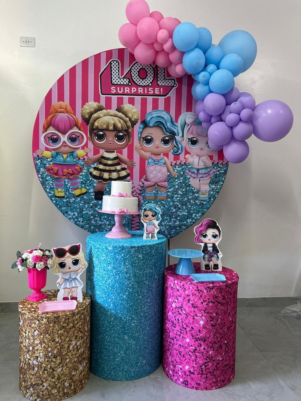 Lol Kit Completo Com Balões - A FESTA E DECORAÇÃO