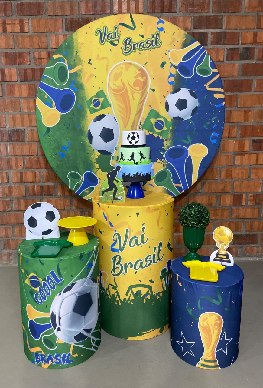  Copa Brasil Futebol Kit Básico - A FESTA E DECORAÇÃO