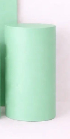 Capa Cilindro M Verde Claro Sálvia - A FESTA E DECORAÇÃO