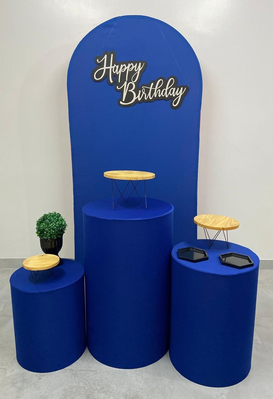 Azul  Masculino Kit Com Romano - A FESTA E DECORAÇÃO