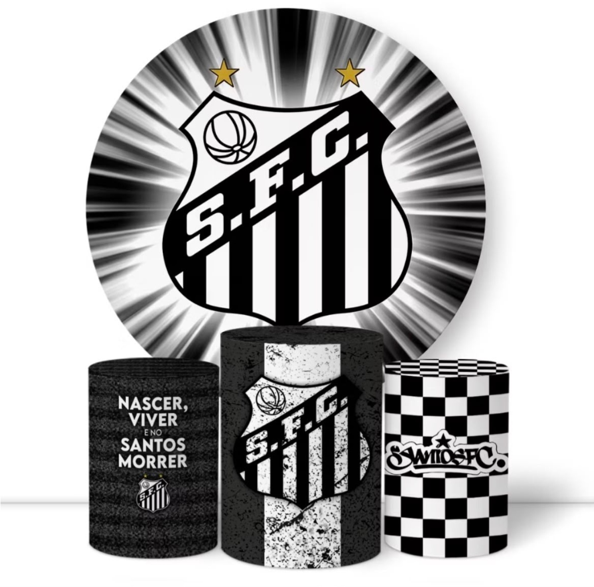 Kit Capas Santos Futebol Clube - A FESTA E DECORAÇÃO