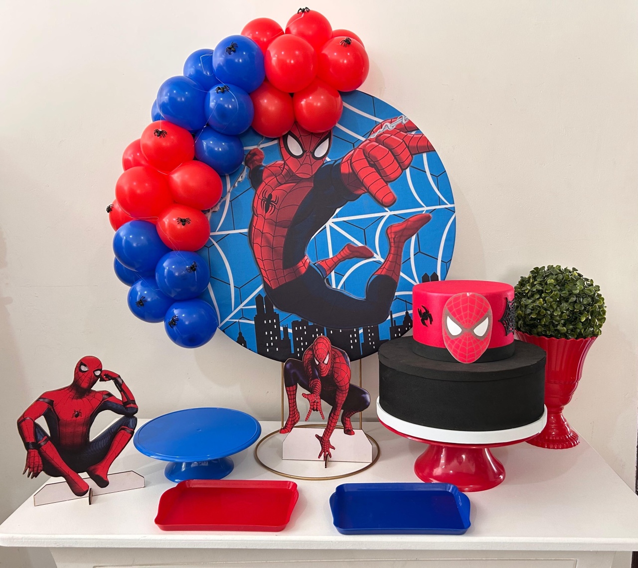 Kit Festa Na Mesa Homem Aranha M - A FESTA E DECORAÇÃO