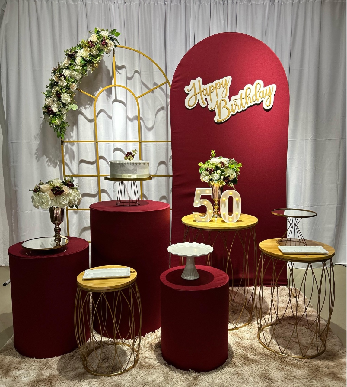 Kit Super Luxo Marsala - A FESTA E DECORAÇÃO