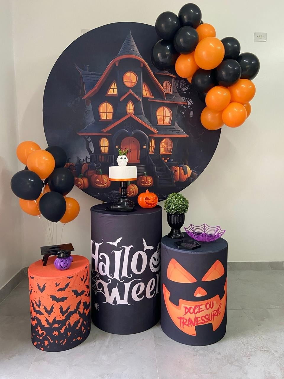 Kit Completo Com Balões Halloween - A FESTA E DECORAÇÃO