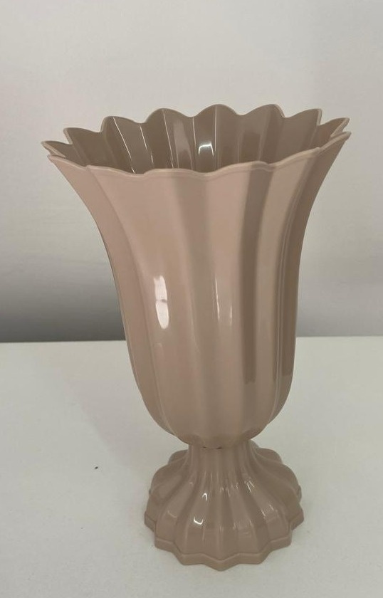 Vaso Slim Bege - A FESTA E DECORAÇÃO