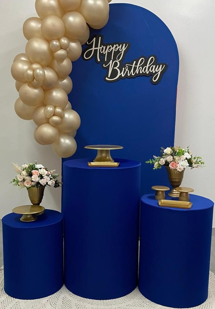 Kit Básico Romano Azul   - A FESTA E DECORAÇÃO
