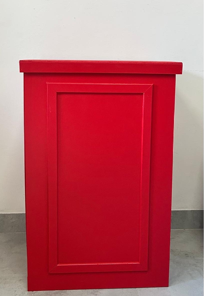 Mesa Cubo G Vermelha - A FESTA E DECORAÇÃO