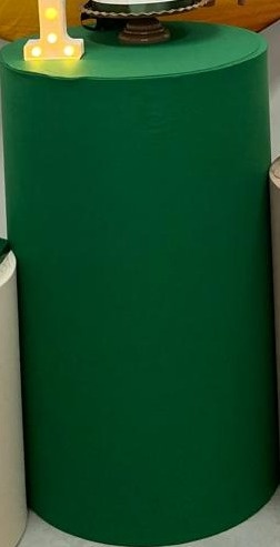 Capa Cilíndro M Verde Folha  - A FESTA E DECORAÇÃO