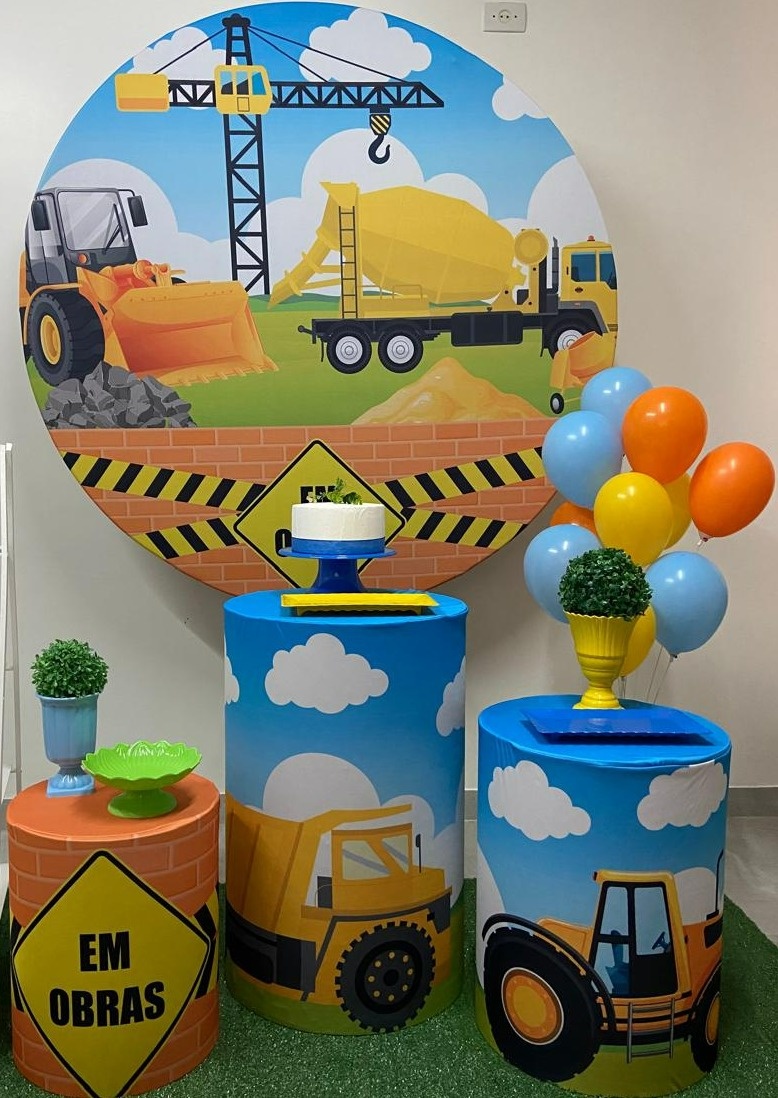 Kit Básico Em Obras  - A FESTA E DECORAÇÃO