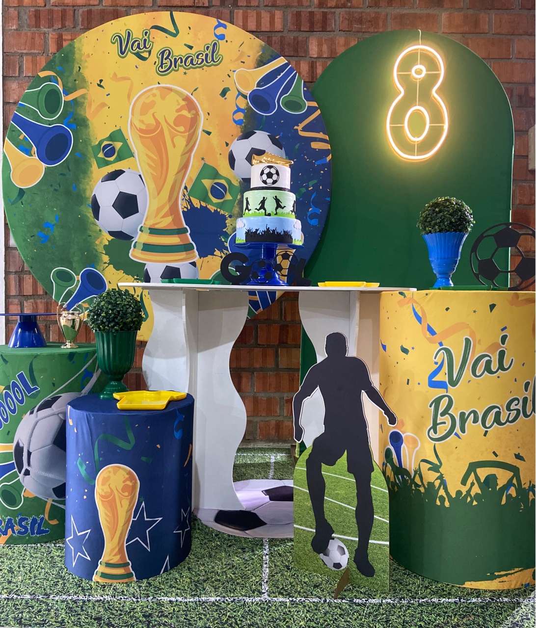  Copa Brasil Futebol Kit Super Luxo - A FESTA E DECORAÇÃO
