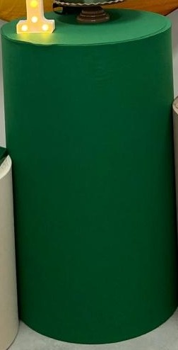 Capa Cilíndro P Verde Folha   - A FESTA E DECORAÇÃO