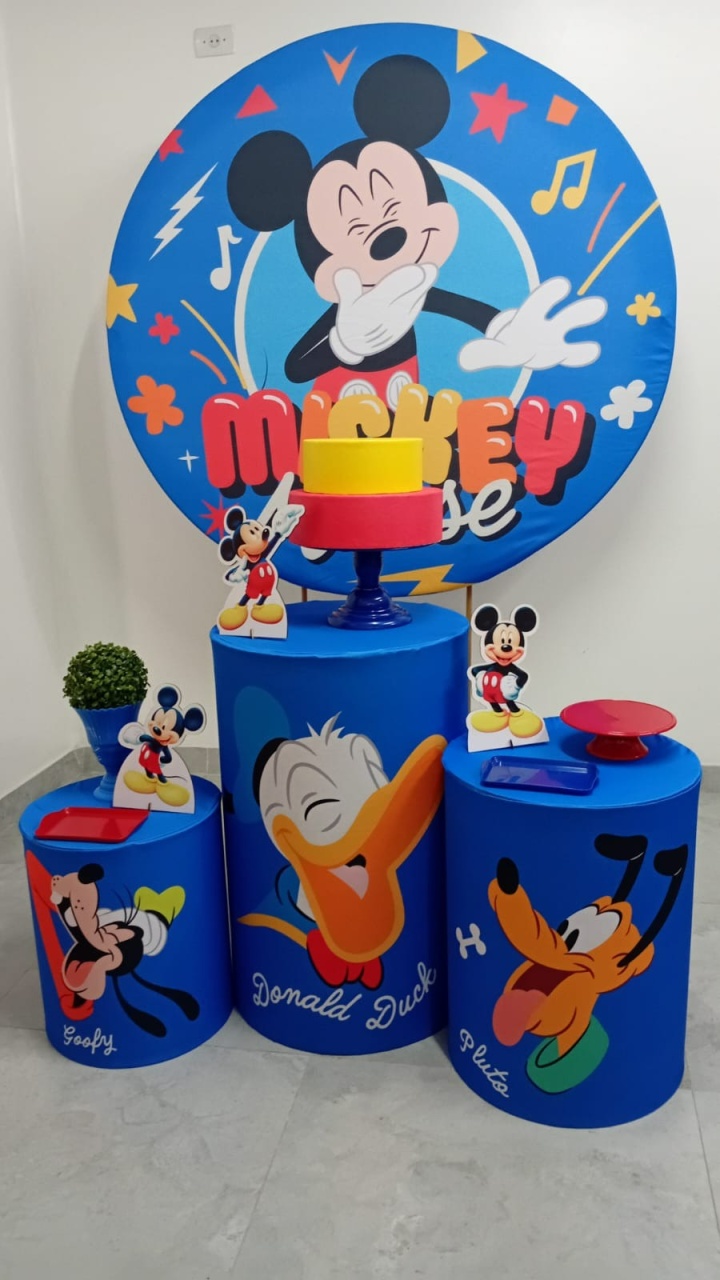 Mickey Azul Kit Básico - A FESTA E DECORAÇÃO