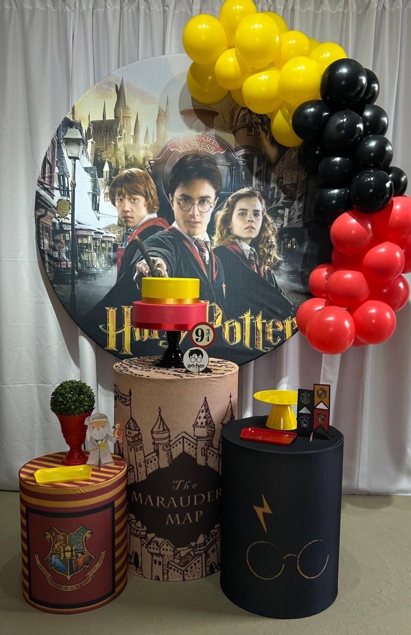 Harry Poter Kit Completo Com Balões - A FESTA E DECORAÇÃO