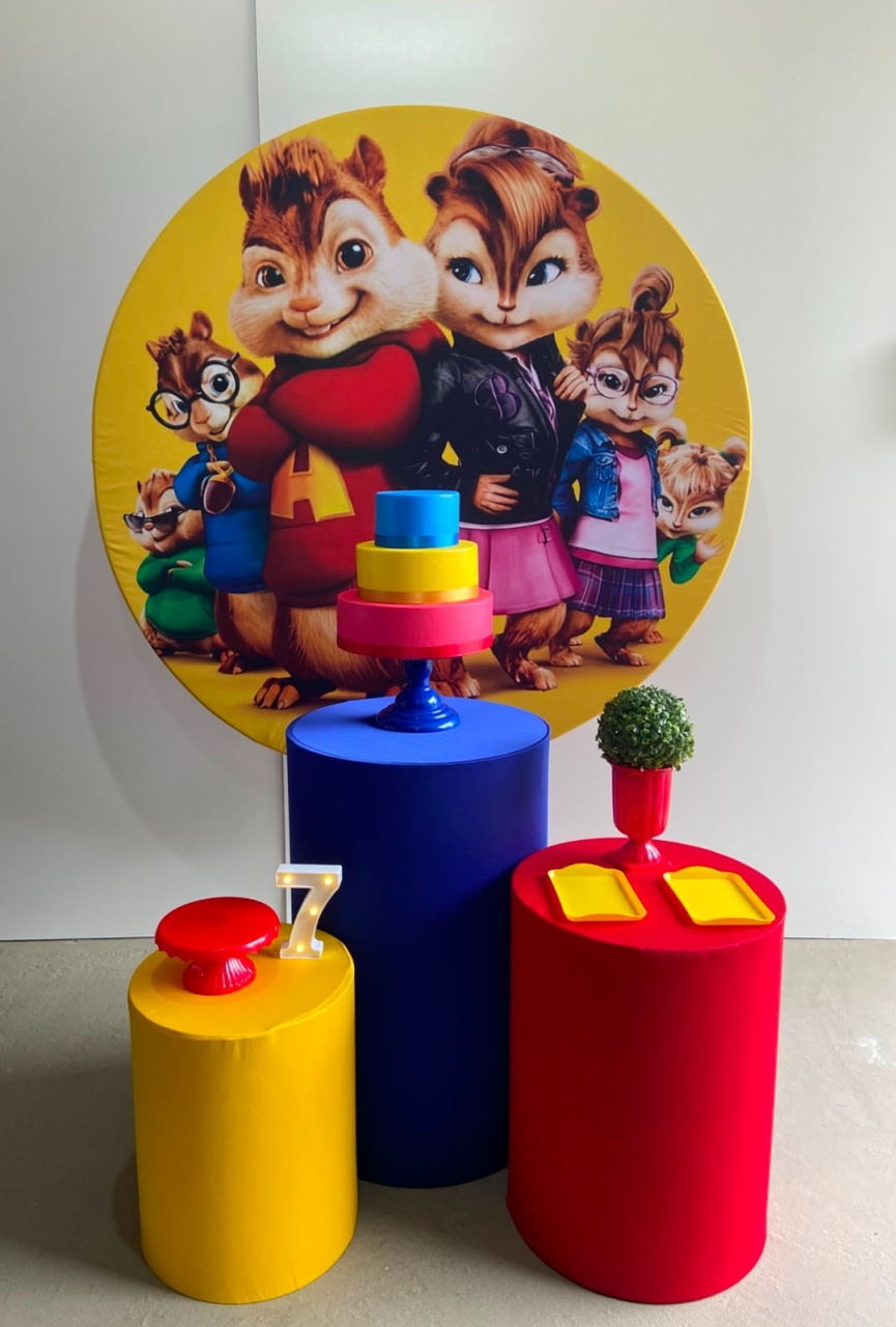 Alvin E Os Esquilos Menino Kit Básico - A FESTA E DECORAÇÃO