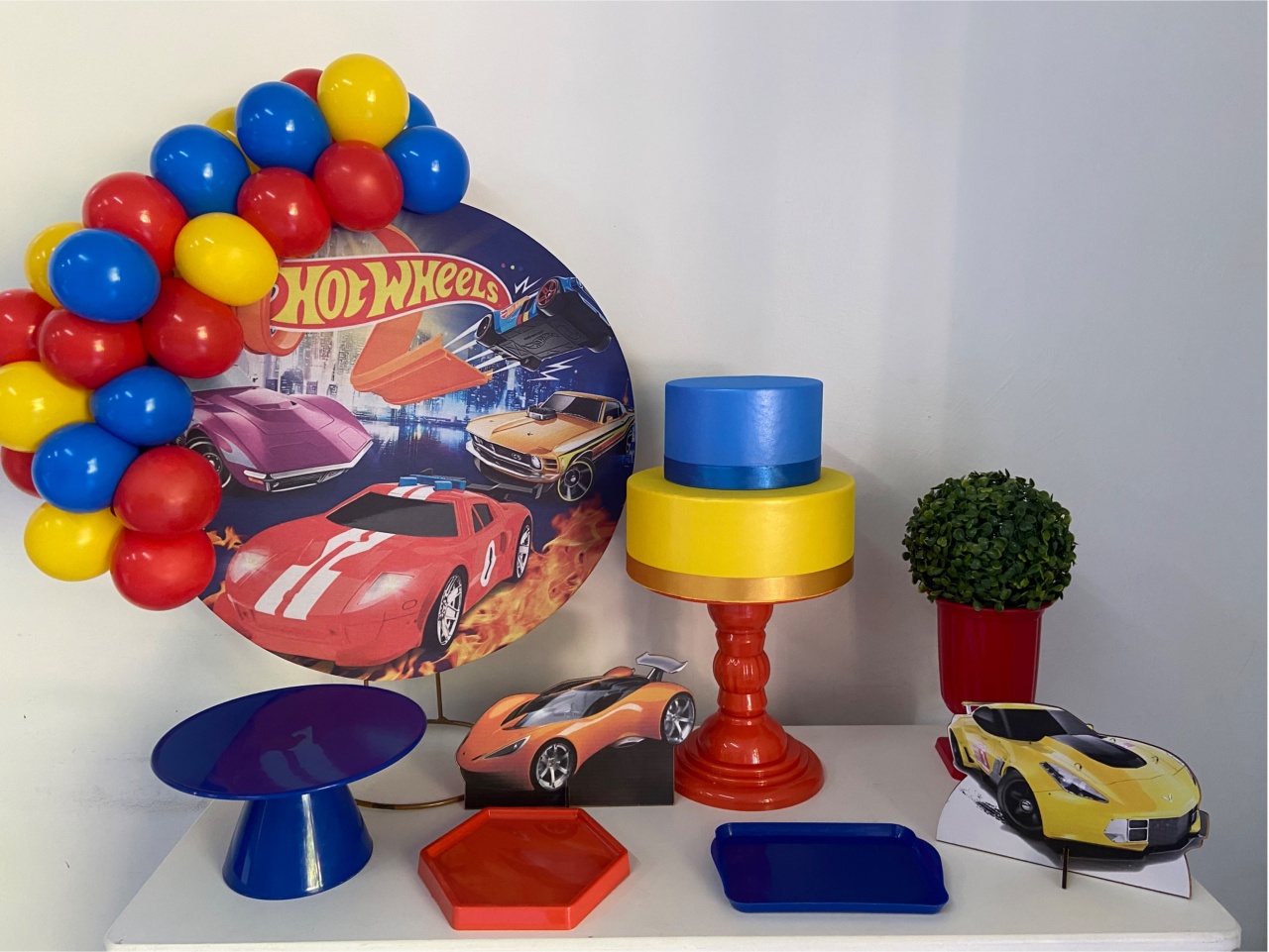 Kit Festa Na Mesa M Hot Wheels - A FESTA E DECORAÇÃO