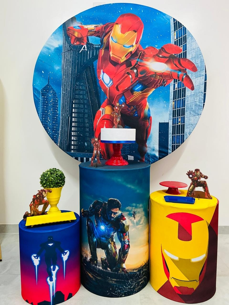 Kit Básico Homem de Ferro - A FESTA E DECORAÇÃO