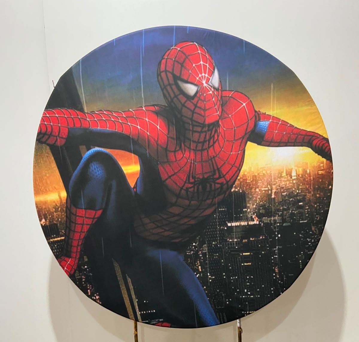 Capa Painel Redondo Homem Aranha 1,20M - A FESTA E DECORAÇÃO