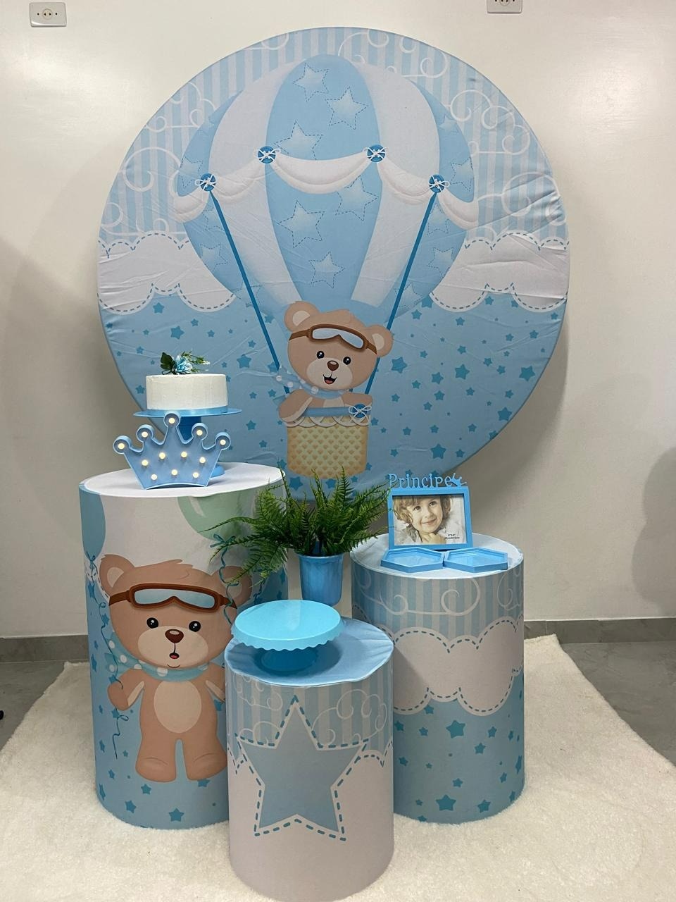 Kit Completo Com Romano Urso Baloeiro  - A FESTA E DECORAÇÃO