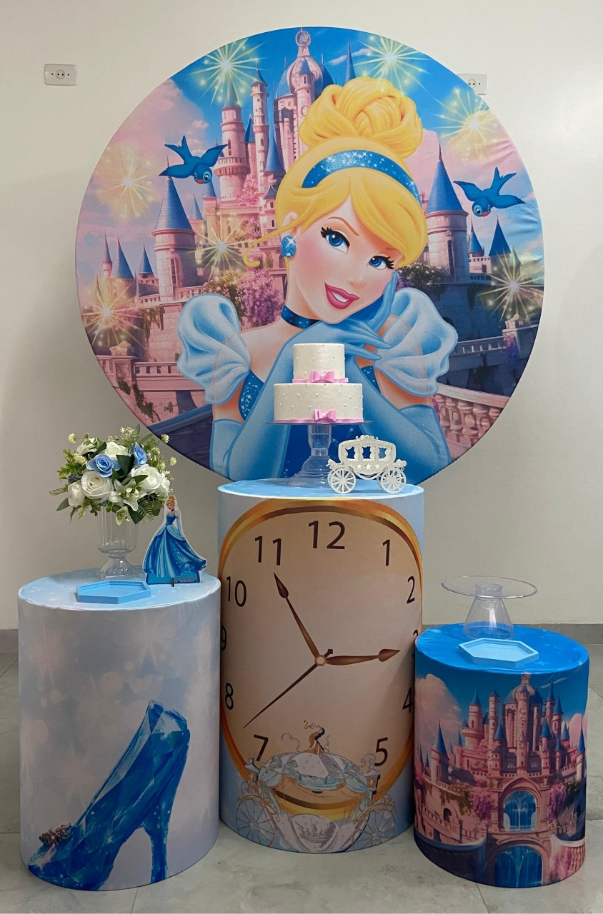 Kit Básico Cinderella  - A FESTA E DECORAÇÃO