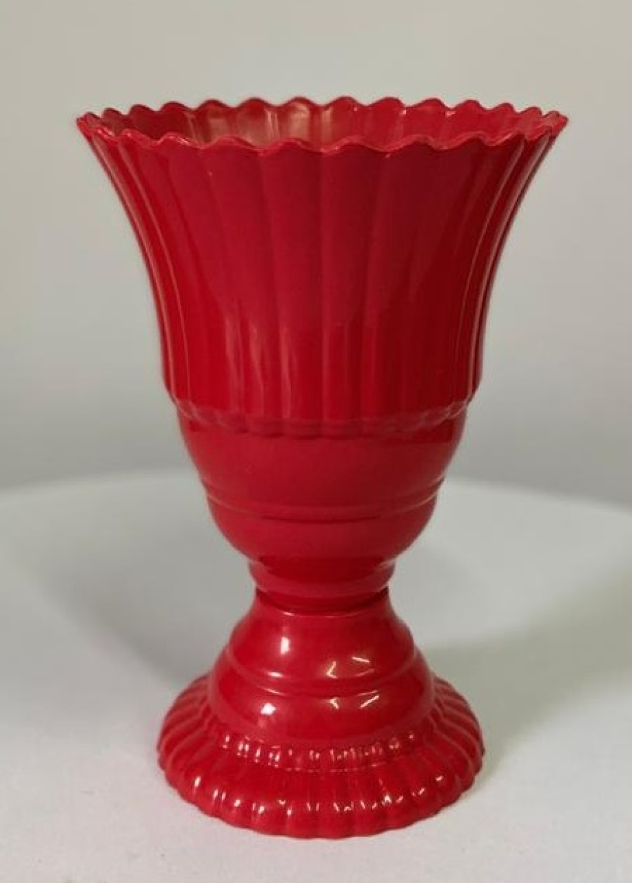 Vaso Real   Vermelho - A FESTA E DECORAÇÃO